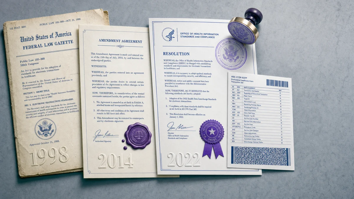 Documentos legais de 1998, 2014 e 2022 que regulam o recurso de glosa
